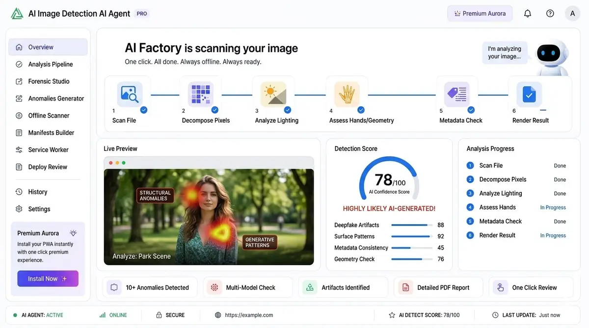 AI SEO metrics AI dashboard — example of the AI tool dashboard software